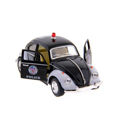 Машина Kinsmart  Volkswagen Classical Beetle (Police) инерция (1/12шт.) 1:32 б/к