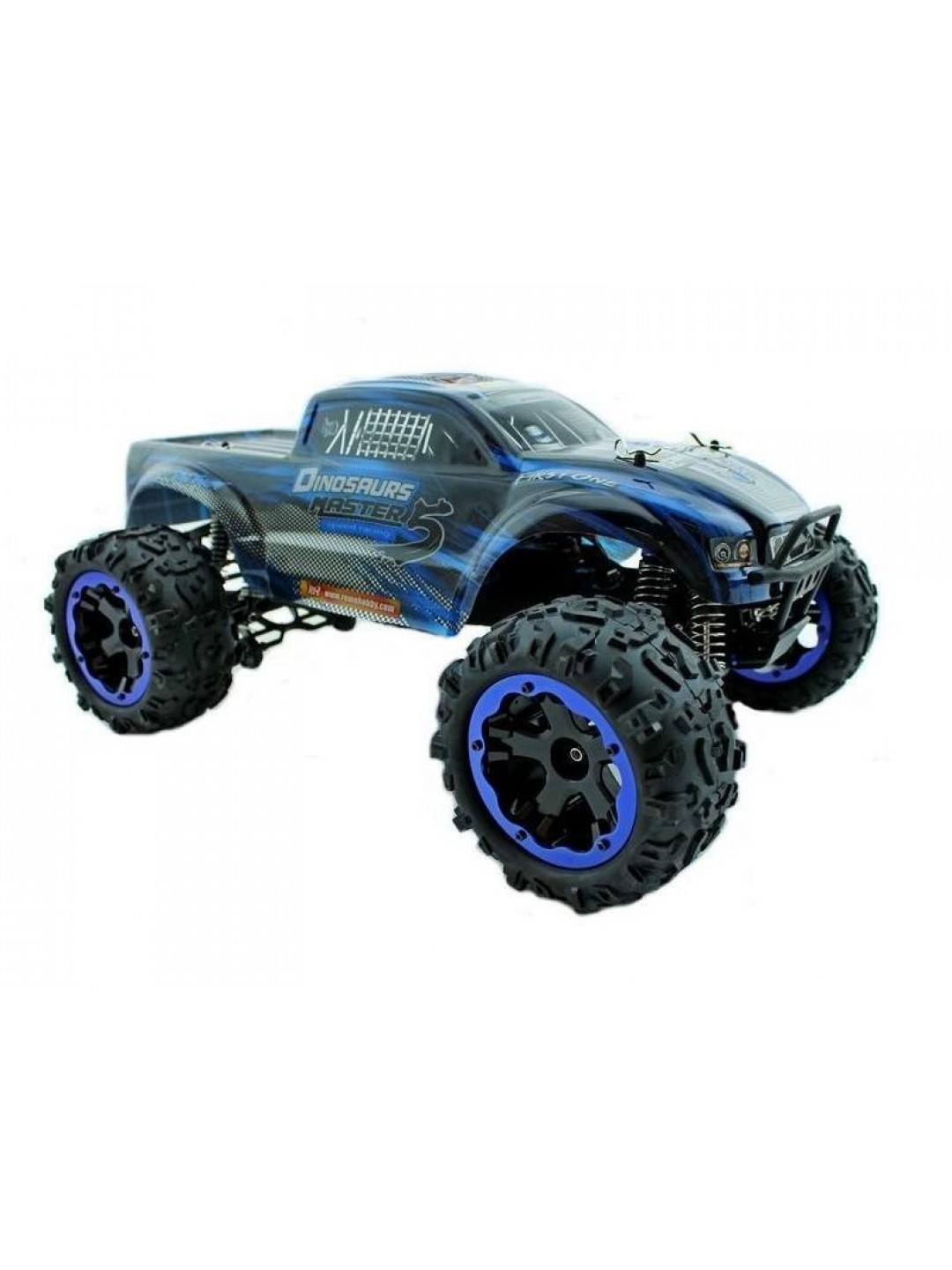 Радиоуправляемый монстр Remo Hobby Dinosaurs Master Brushless (синий) 4WD 2.4G 1/8 RTR