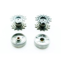 Набор запасных частей для танка Heng Long M4A3 Sherman ведущие звездочки, ленивцы Набор запасных частей для танка Heng Long M4A3 Sherman ведущие звездочки, ленивцы