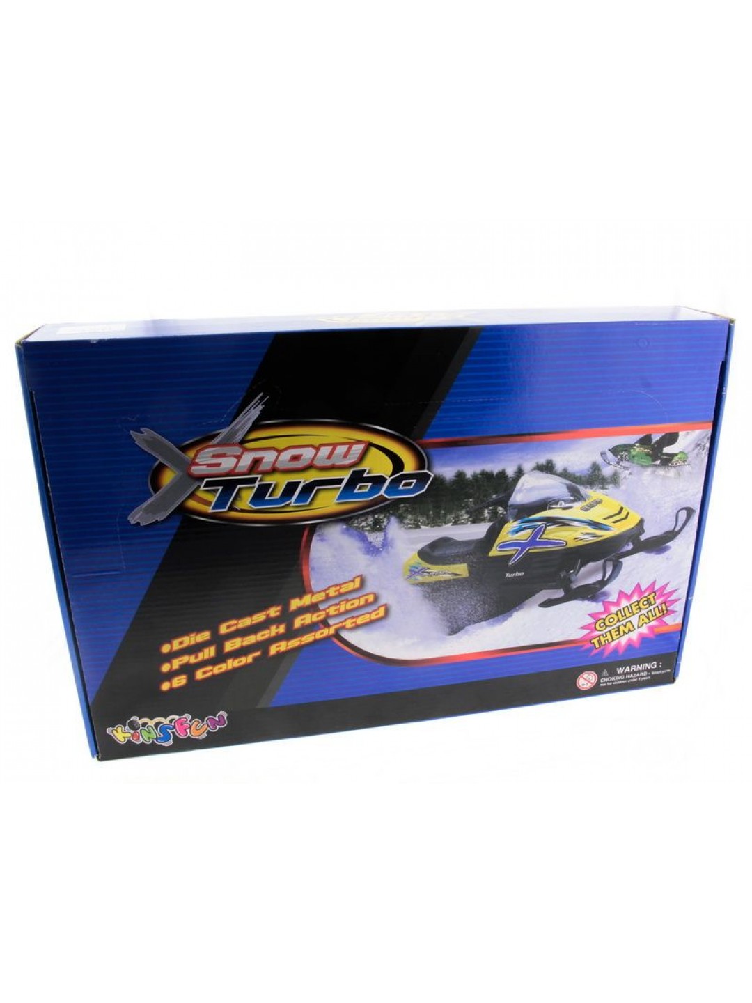 Машина Kinsmart "Snow Turbo" инерция (1/12шт.) б/к