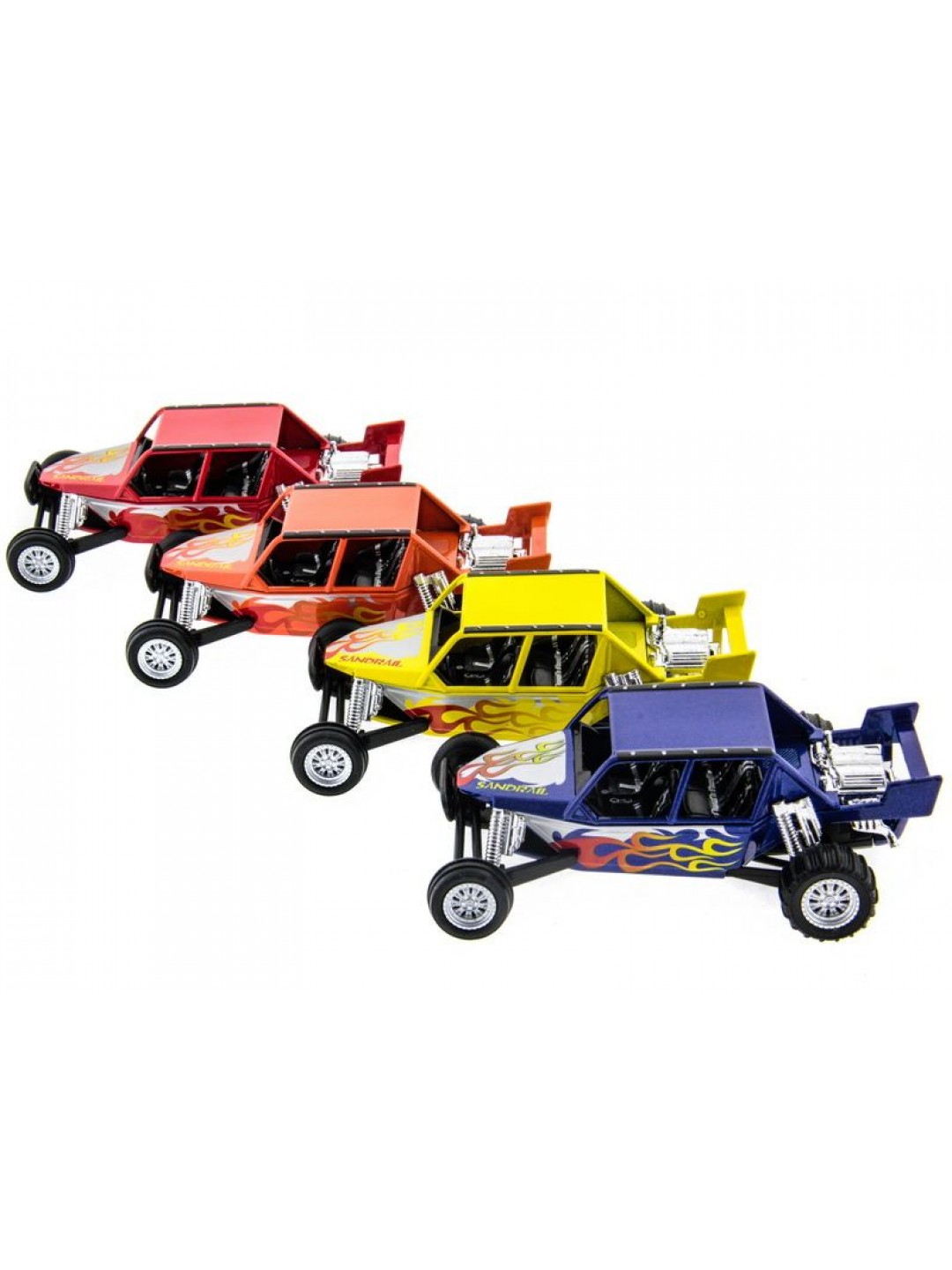 Машина Kinsmart  Turbo Sadrail инерция (1/12шт.) б/к