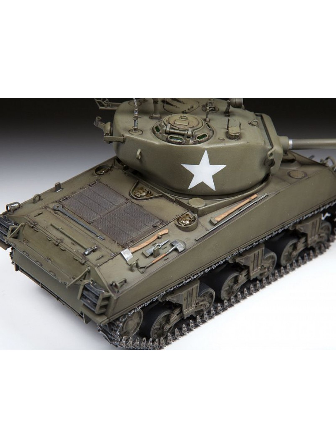 Сборная модель ZVEZDA Американский средний танк М4А3W "Шерман", 1/35