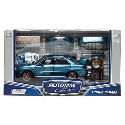 Машина Autotime "SUBARU IMPREZA WRX STI" тюнинг гараж 1:24 инерционная
