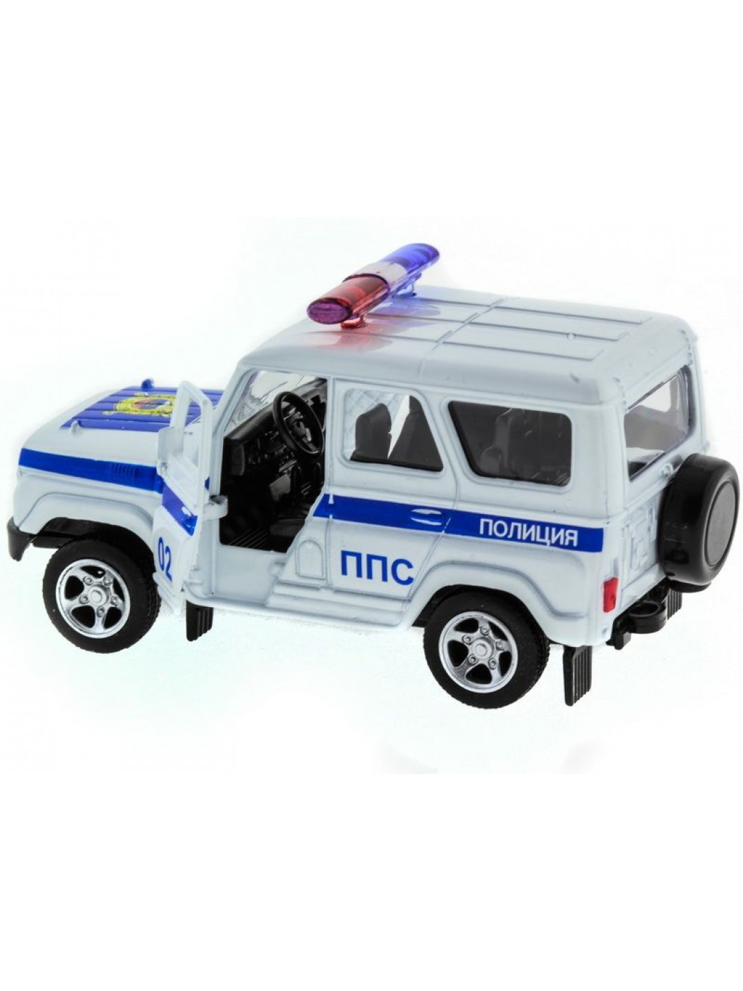 Машина "АВТОПАНОРАМА" инерц. УАЗ (ППС) 1/50, в/к 12*7*5,5 см