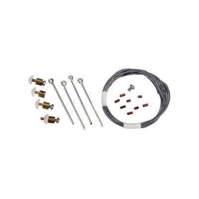 Тросовая система управления рулем направления авиамодели E-flite