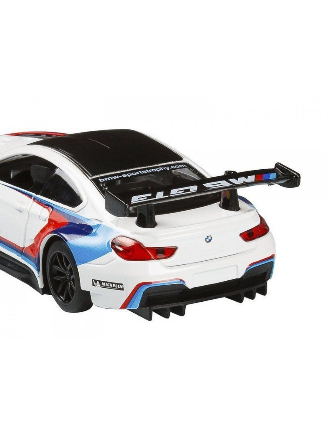 Машина "АВТОПАНОРАМА" BMW M6, 1/44, белый, инерция, откр. двери, в/к 17,5*12,5*6,5 см