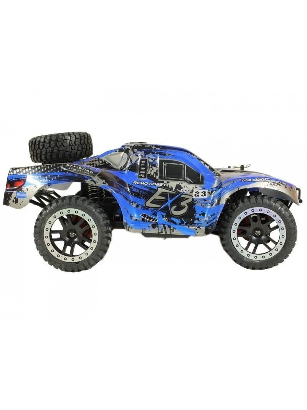 Радиоуправляемый шорт-корс Remo Hobby EX3 Brushless UPGRADE (синий) 4WD 2.4G 1/10 RTR