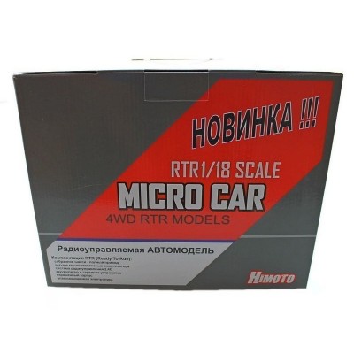 Радиоуправляемый монстр Himoto Crasher Brushless 4WD 2.4G 1/18 RTR