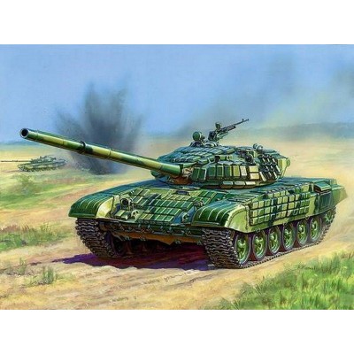 Сборная модель ZVEZDA Российский основной танк с активной броней Т-72Б, 1/35