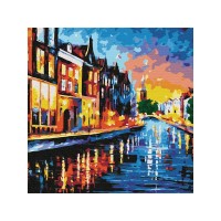 Картина по номерам 30Х30 КАНАЛЫ АМСТЕРДАМА. (20 цветов) Картина по номерам 30Х30 КАНАЛЫ АМСТЕРДАМА. (20 цветов)