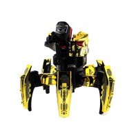 Р/У боевой робот-паук Space Warrior, лазер, диски, золотой, Ni-Mh и З/У, 2.4G Р/У боевой робот-паук Space Warrior, лазер, диски, золотой, Ni-Mh и З/У, 2.4G