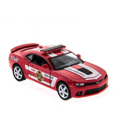 Машина Kinsmart 1:38 Chevrolet Camaro 2014 (Police/Fire) инерция (1/12шт.) б/к