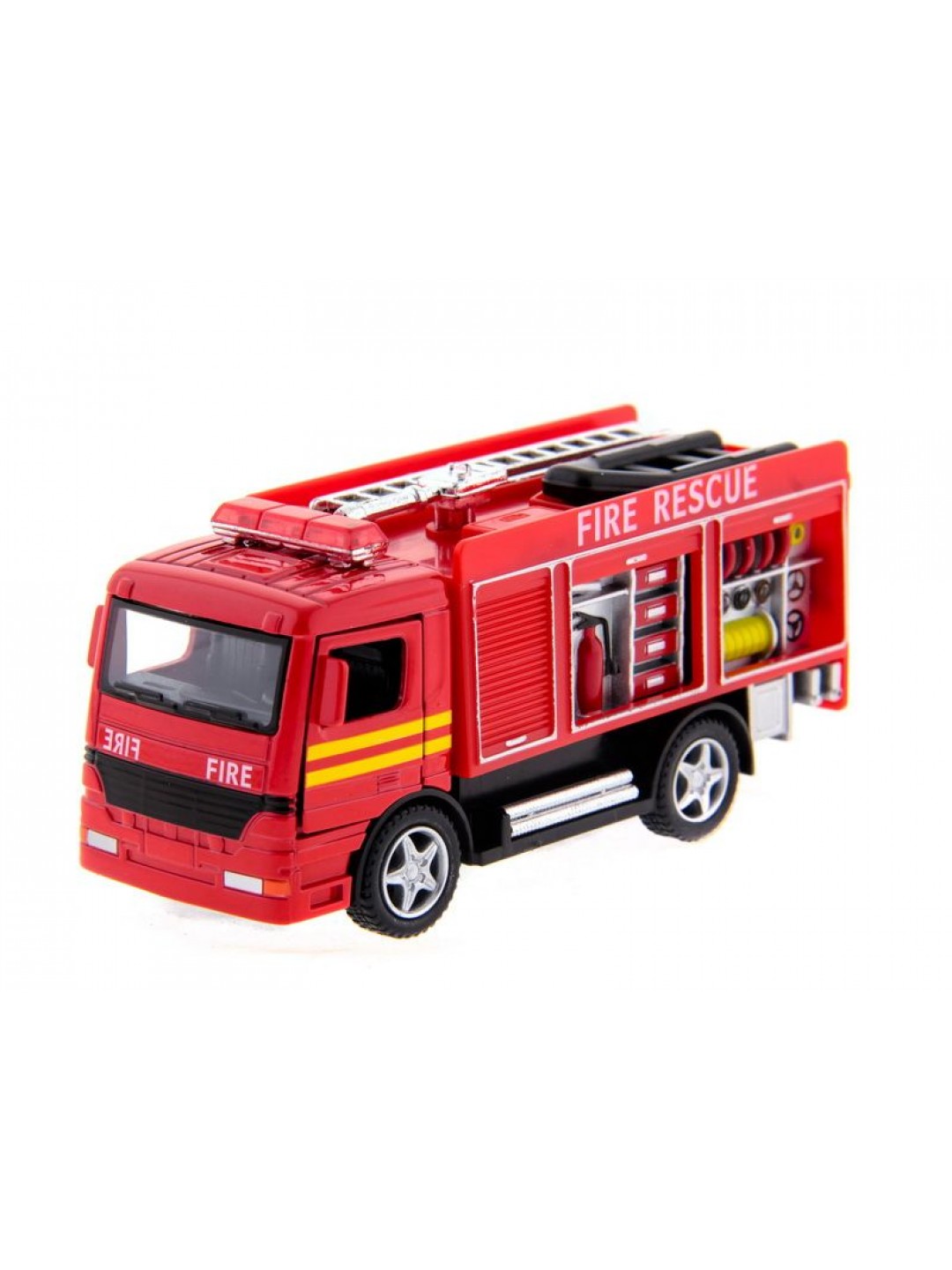 Машина Kinsmart Пожарная машина Rescue Fire Engine инерция (1/12шт.) б/к