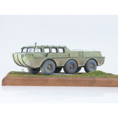 Сборная модель AVD Вездеход-амфибия ЗИЛ-49042, 1/43