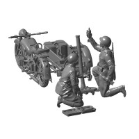 Сборная модель ZVEZDA Советский мотоцикл М-72 с минометом, 1/35 Сборная модель ZVEZDA Советский мотоцикл М-72 с минометом, 1/35