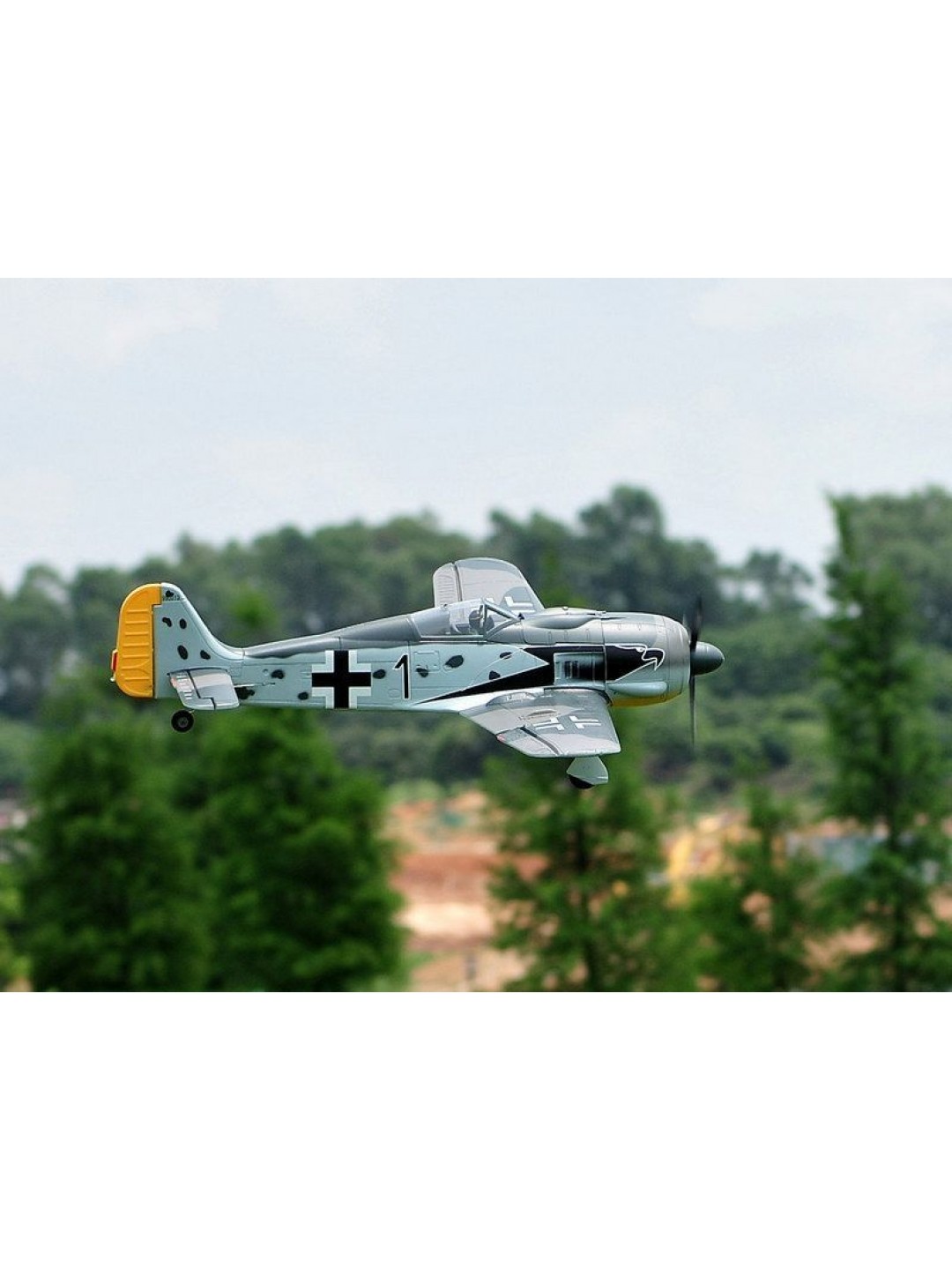 Радиоуправляемый самолет Top RC FW190 1200мм (закрылки, шасси) 2.4G 6-ch LiPo RTF