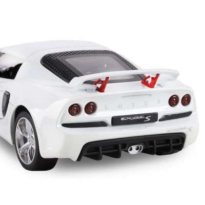Машина "АВТОПАНОРАМА" Lotus Exige S, белый, 1/22, свет, звук, в/к 24,5*12,5*10,5 см