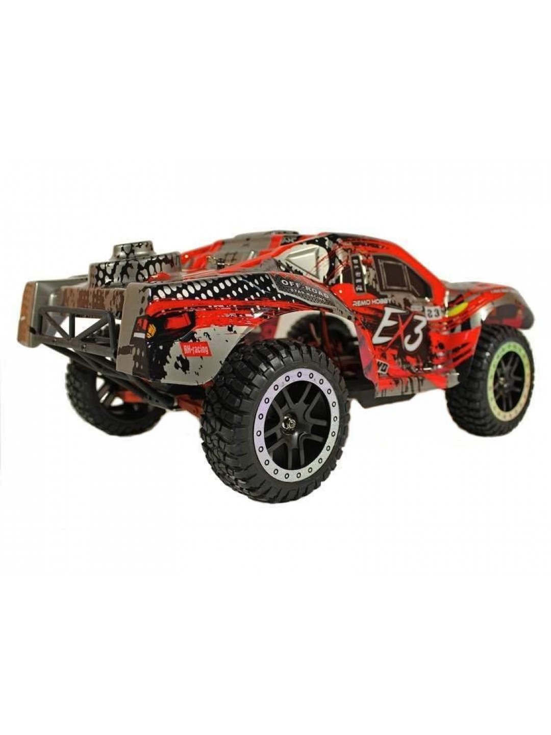 Радиоуправляемый шорт-корс Remo Hobby EX3 UPGRADE (красный) 4WD 2.4G 1/10 RTR