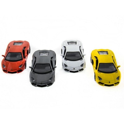 Машина Kinsmart LAMBORGHINI AVENTADOR LP 700-4 инерция (1/12шт.) 1:38 б/к