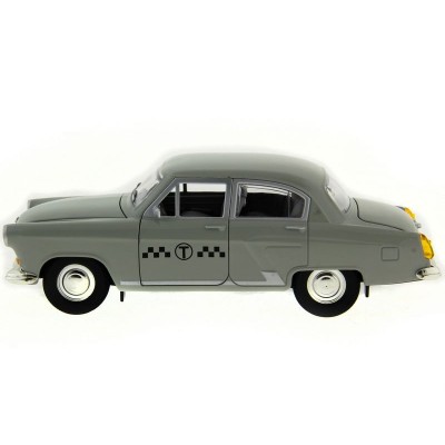 Машина "АВТОПАНОРАМА" ГАЗ-21 "Волга" 1/24 в/к  26*12*11см, серая
