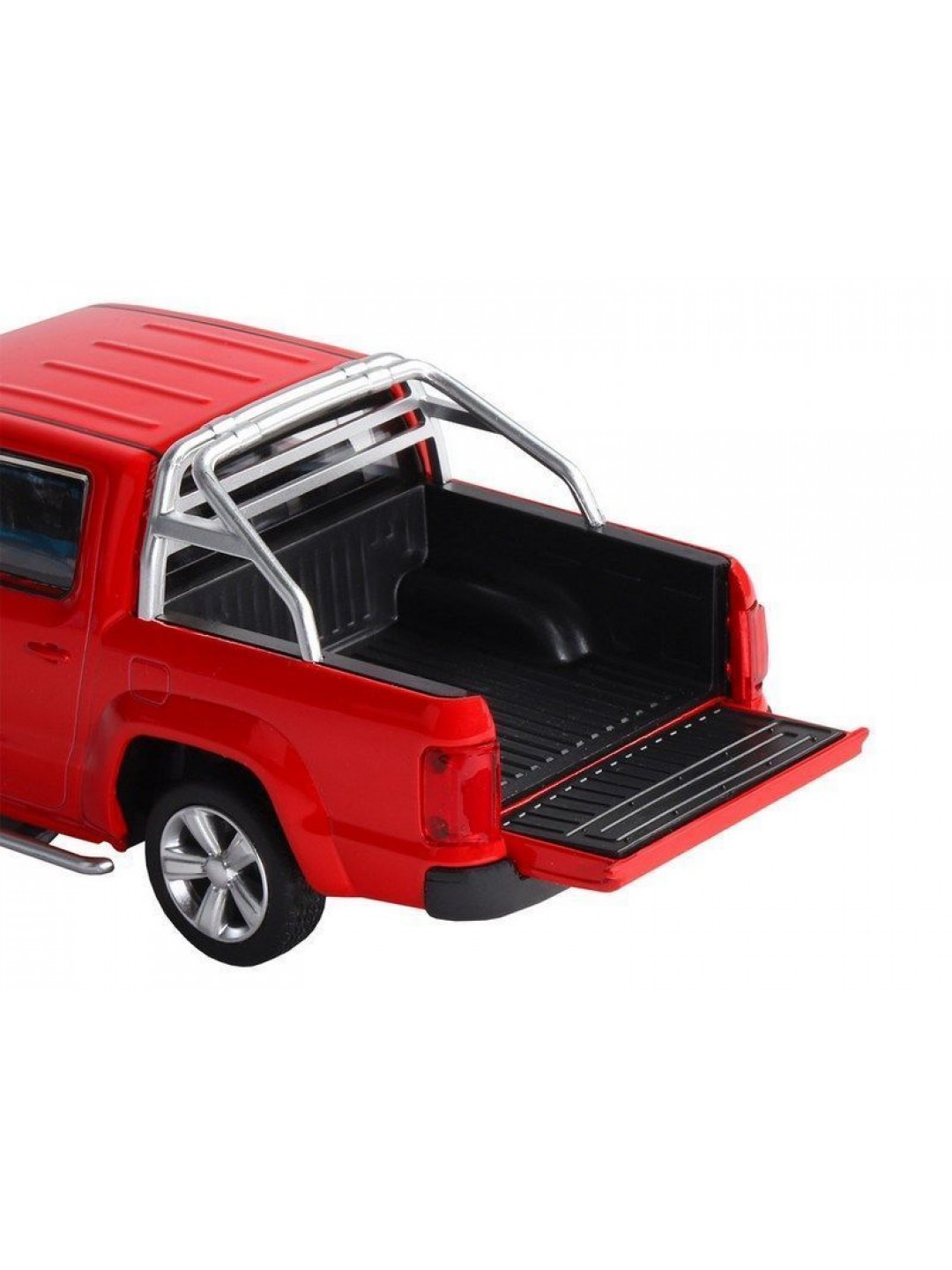 Машина "АВТОПАНОРАМА" Volkswagen Amarok, красный, 1/30, свет, звук, инерция, в/к 20*10*11 см
