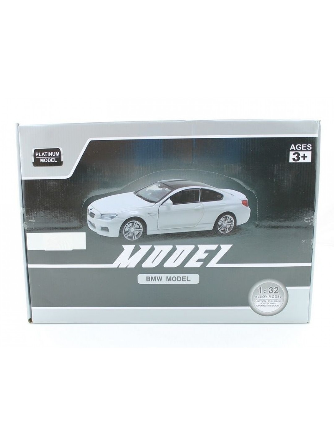 Машина 1:32 BMW M6 свет, звук, инерция 15,5см (1/12шт.) б/к
