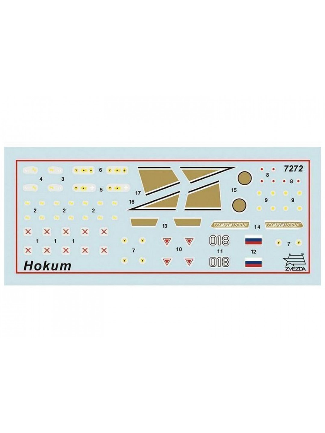Сборная модель ZVEZDA Российский ударный вертолет "Ночной охотник", 1/72