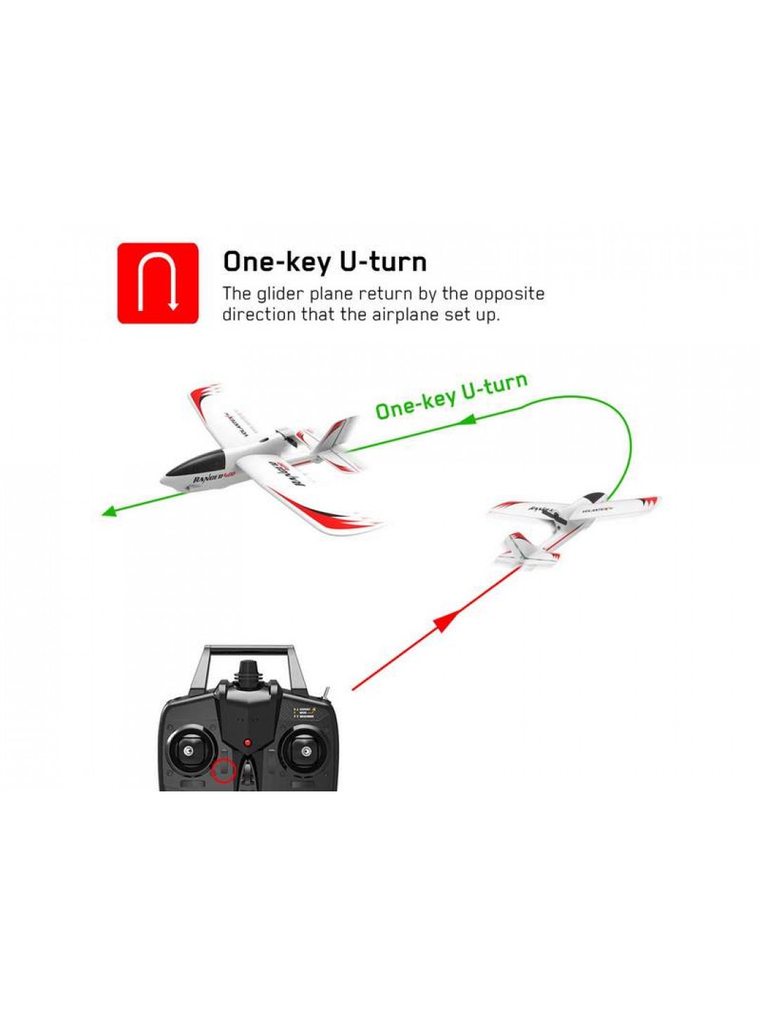 Радиоуправляемый самолет Volantex RC Ranger 400мм 2.4G LiPo RTF with Gyro