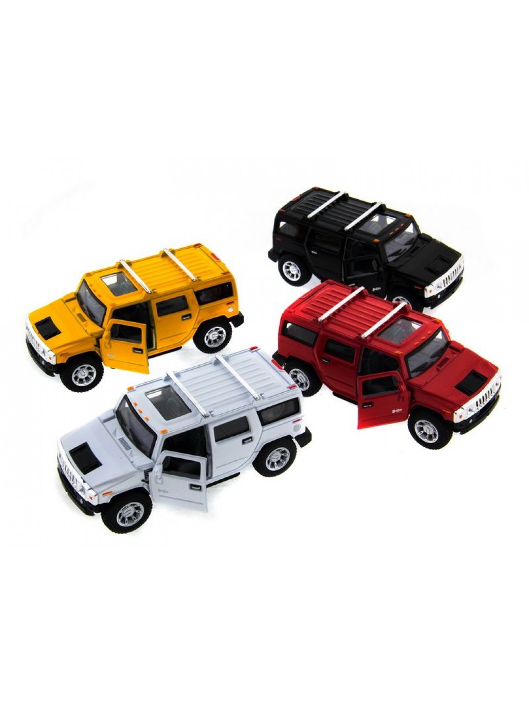 Машина Kinsmart 1:40 Haммer H2 2008 инерция (1/12шт.) б/к