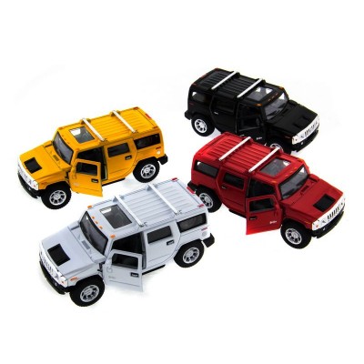 Машина Kinsmart 1:40 Haммer H2 2008 инерция (1/12шт.) б/к