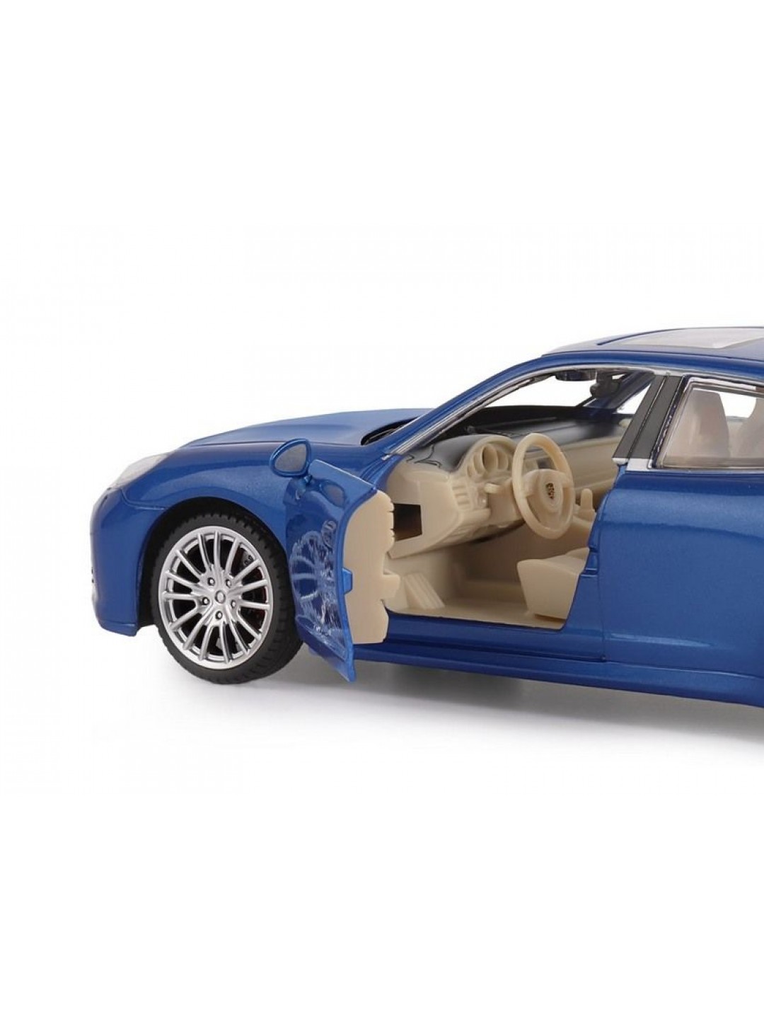 Машина "АВТОПАНОРАМА" Porsche Panamera S, синий, 1/24, свет, звук, в/к 24,5*12,5*10,5 см