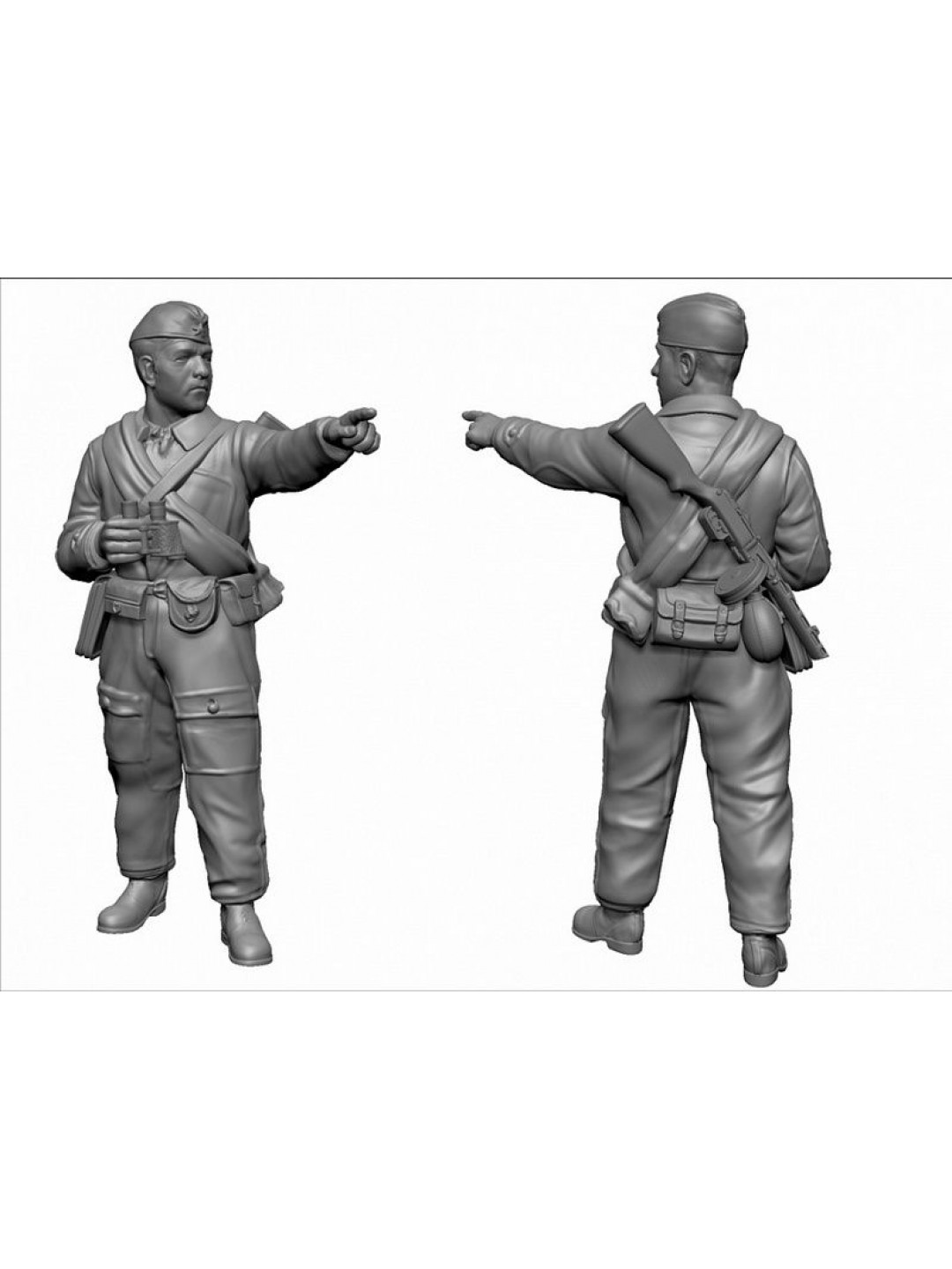 Сборные солдатики ZVEZDA Советские парашютисты 1941-43гг, 1/72