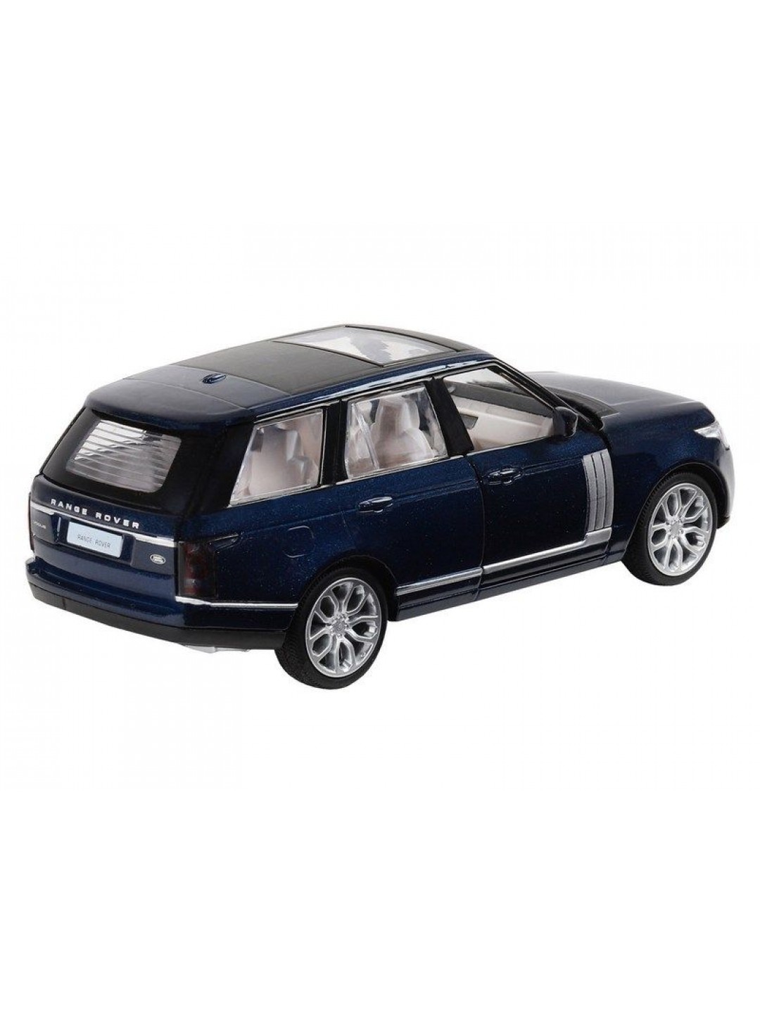 Машина "АВТОПАНОРАМА" 2013 Range Rover, темно-синий, 1/34, свет, звук, инерция, в/к 17,5*13,5*9 см