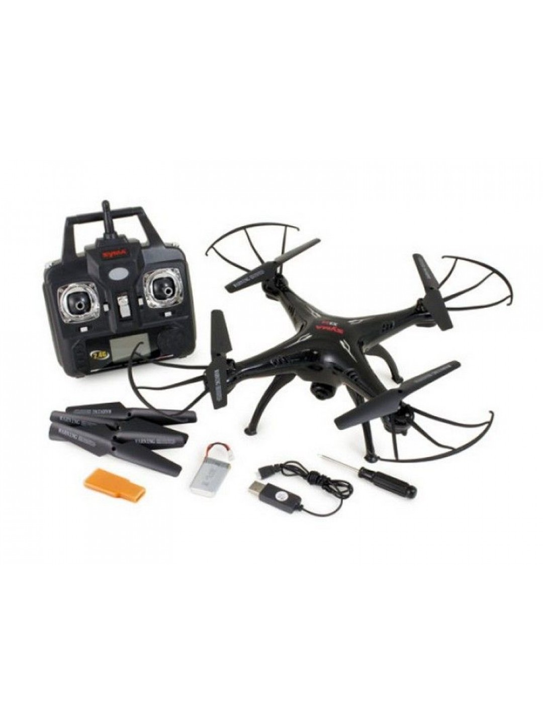 Р/У квадрокоптер Syma X5SC с видеокамерой, 4Gb, HeadFree 2.4G RTF