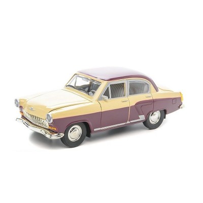 Машина "АВТОПАНОРАМА" ГАЗ-21 "Волга" 1/24 в/к  26*12*11см, черная