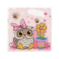 Набор юного художника 20х20 Совёнок с цветком (12 цветов) Набор юного художника 20х20 Совёнок с цветком (12 цветов)