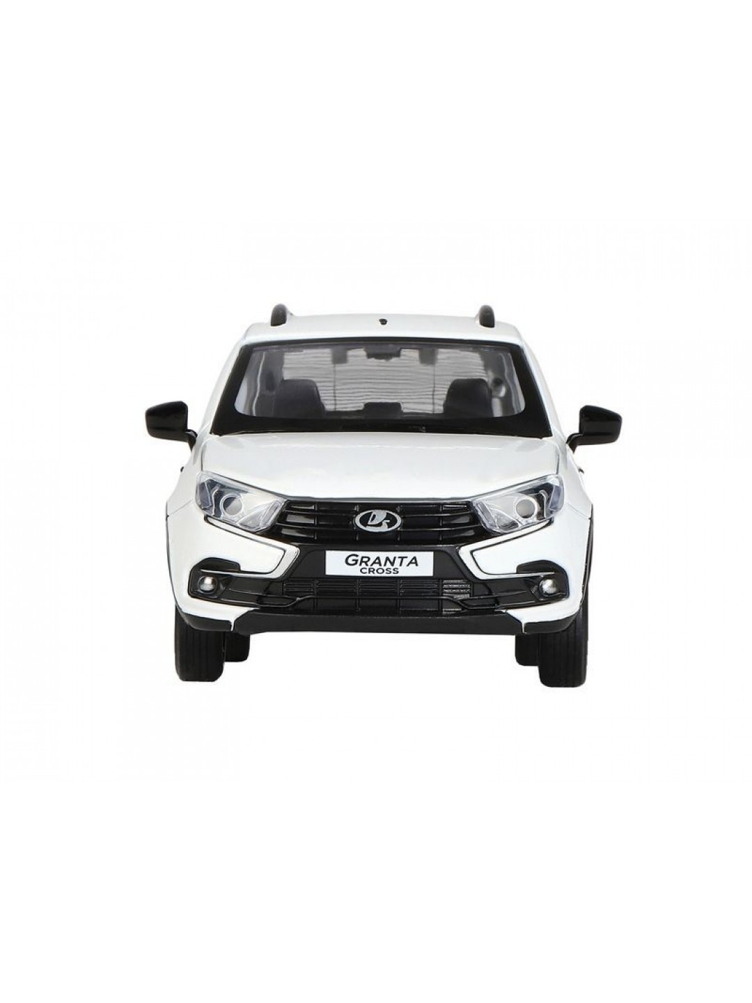 Машина "АВТОПАНОРАМА" Яндекс.Такси LADA GRANTA CROSS, белый, 1/24, свет, звук, в/к 24,5*12,5*10,5см