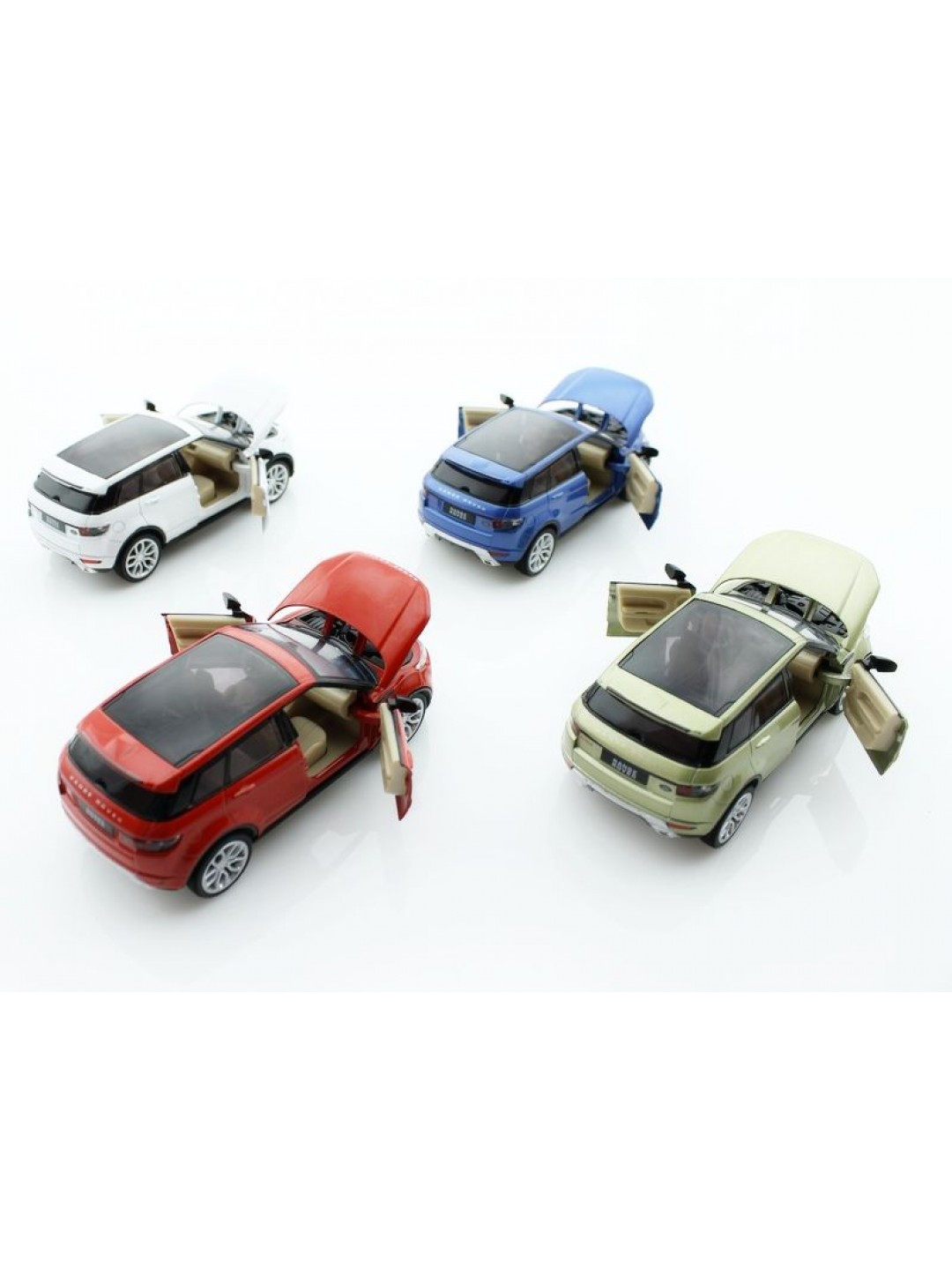Машина 1:32 Range Rover Evoque свет, звук, инерция 13,5см (1/12шт) б/к