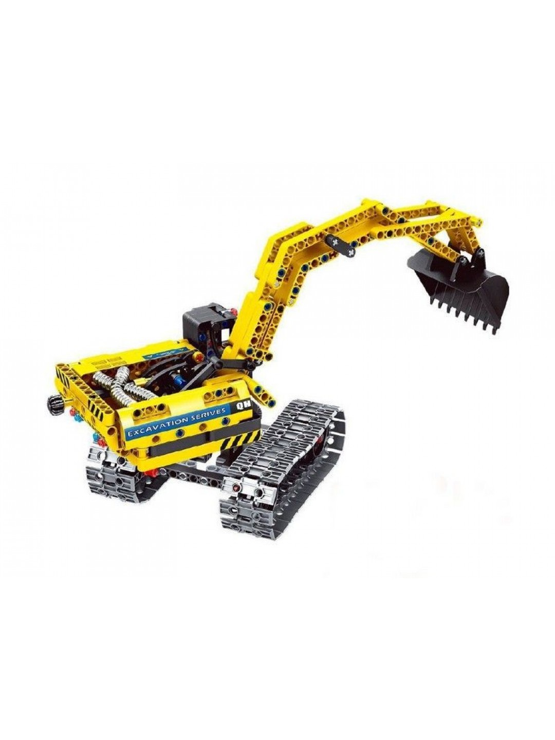 Конструктор Qihui Mechanical Master 2 в 1 Экскаватор и Робот (342 детали)