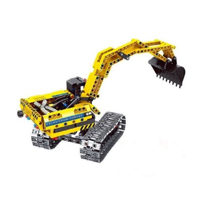 Конструктор Qihui Mechanical Master 2 в 1 Экскаватор и Робот (342 детали)
