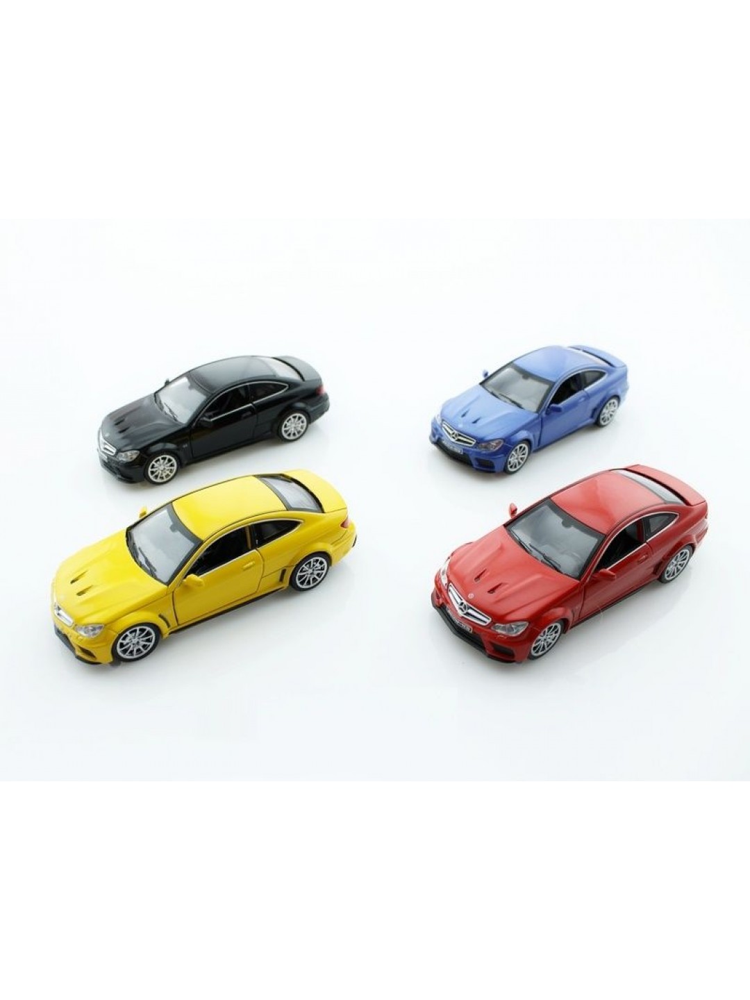Машина 1:32 Mercedes-Benz С 63 AMG свет, звук, инерция 15см (1/12шт.) б/к