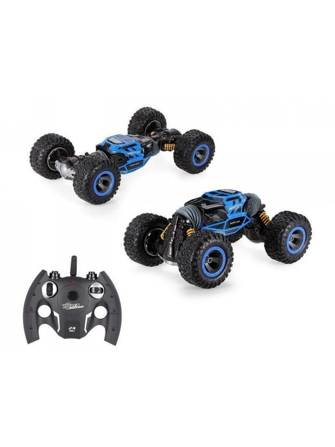 Радиоуправляемая машинка-перевертыш Hyper 2.4G 1/12 RTR (синяя) + Ni-Mh и З/У