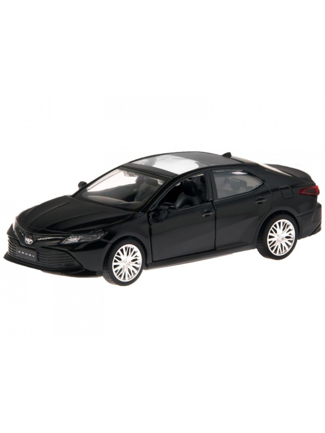 Машина "АВТОПАНОРАМА" Toyota Camry, черный, 1/43, откр. двери, инерция, в/к 17,5*12,5*6,5 см