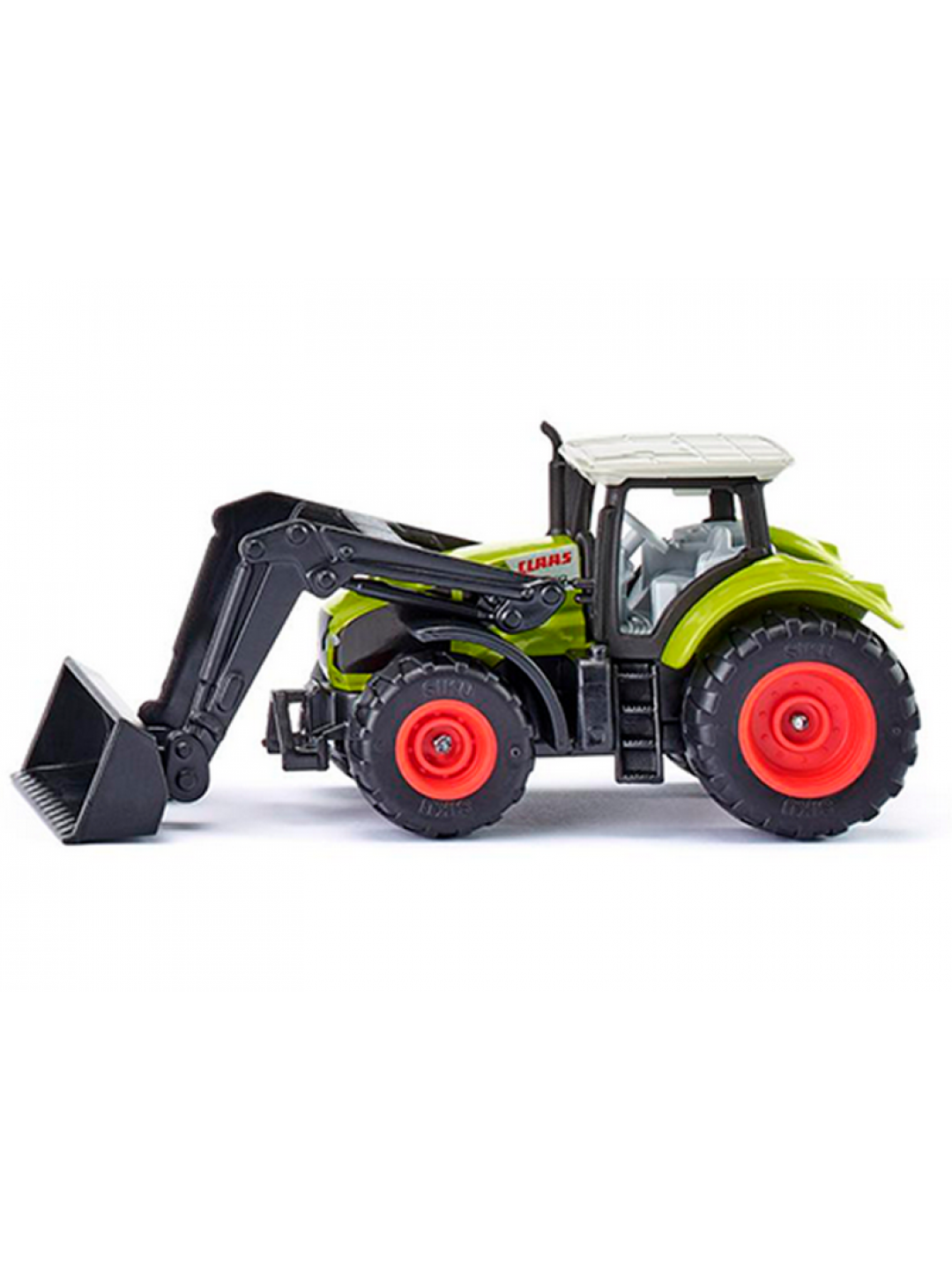 Трактор Siku 1392 Claas Axion с фронтальным погрузчиком