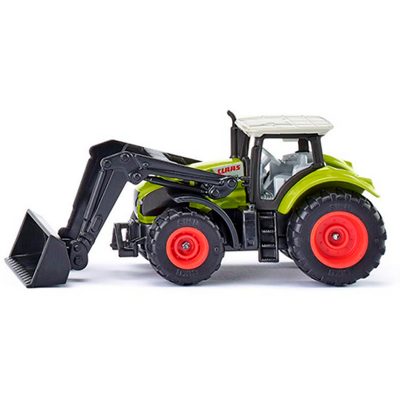 Трактор Siku 1392 Claas Axion с фронтальным погрузчиком