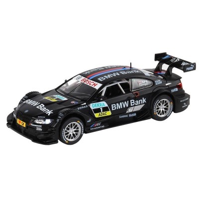 Машина "АВТОПАНОРАМА" BMW M3 DTM, черный, 1/32, свет, звук, инерция, в/к 17,5*13,5*9 см