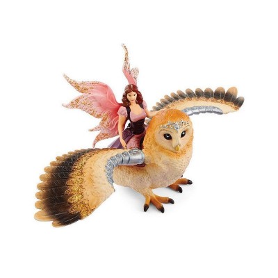 Фигурка Schleich Фея, летящая на сверкающей сове