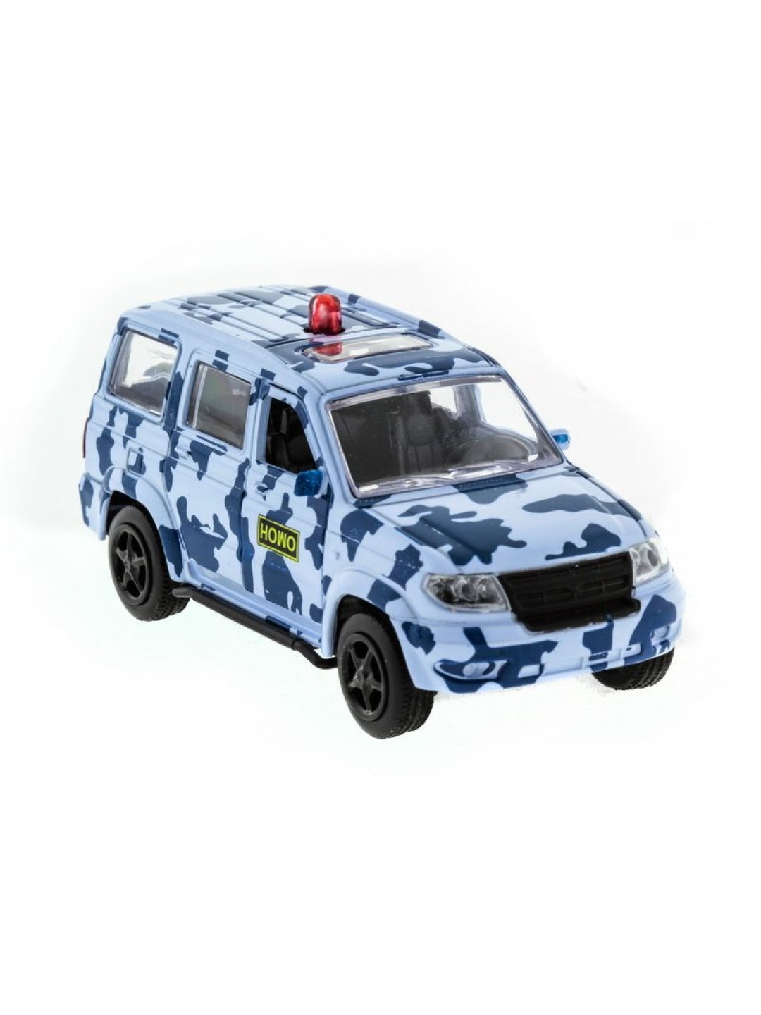 Машина "АВТОПАНОРАМА" инерц. УАЗ Патриот (омон) 1/50, в/к 12*7*5,5 см
