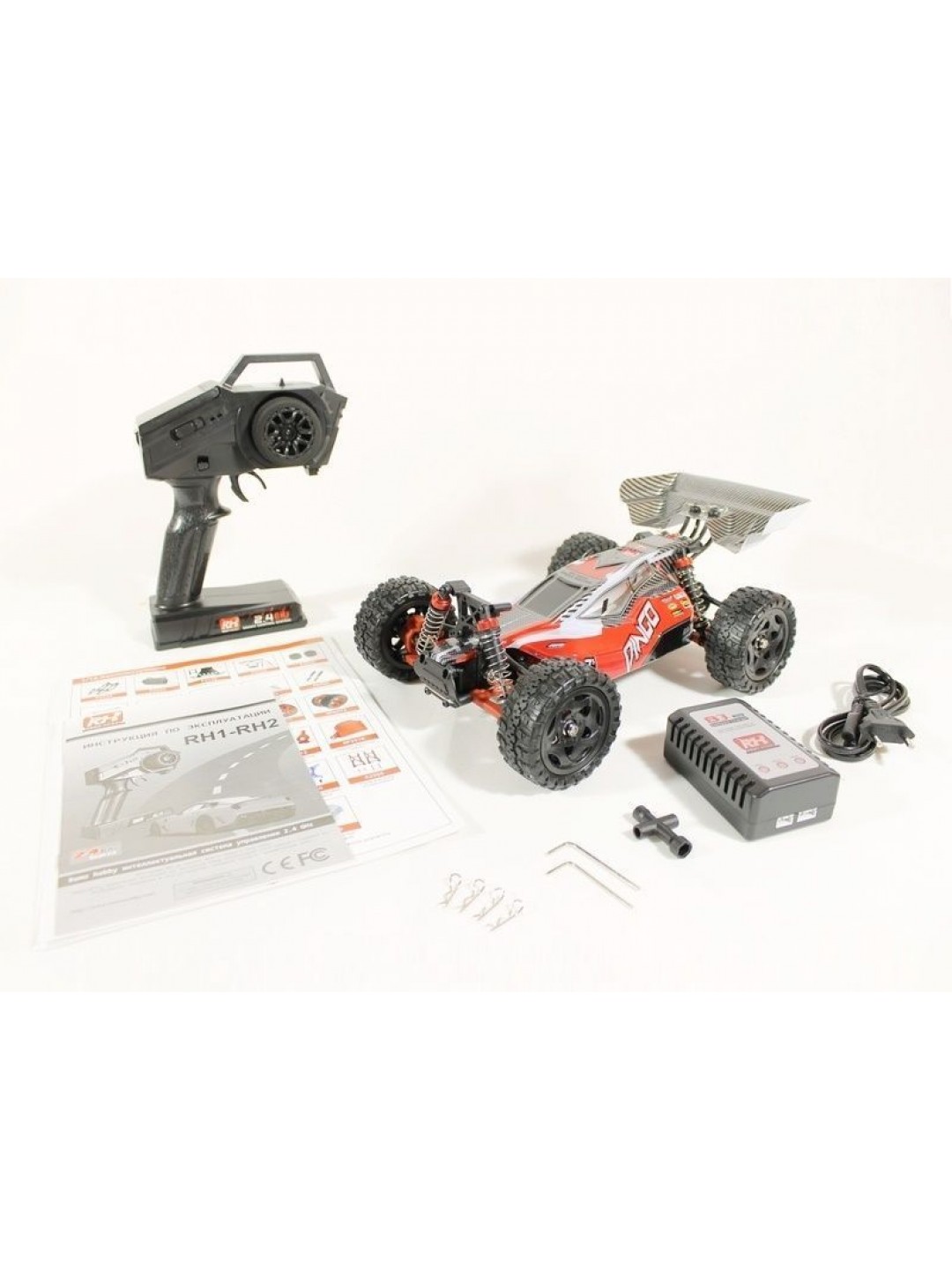 Радиоуправляемая багги Remo Hobby Dingo UPGRADE (красная) 4WD 2.4G 1/16 RTR