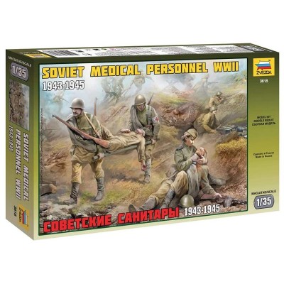 Сборная модель ZVEZDA Советские санитары 1943-1945 г., 1/35